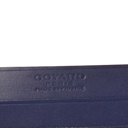 Goyard Goyardine Saint Sulpice Card Holder Navy 5 of 6
