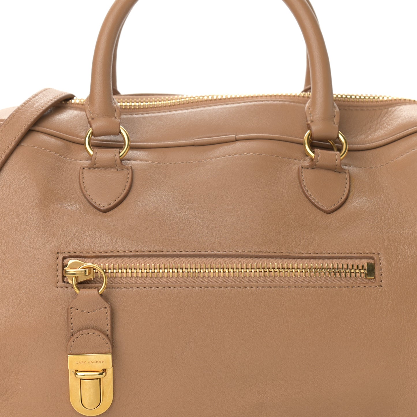 Calfskin Venetia Satchel Tan