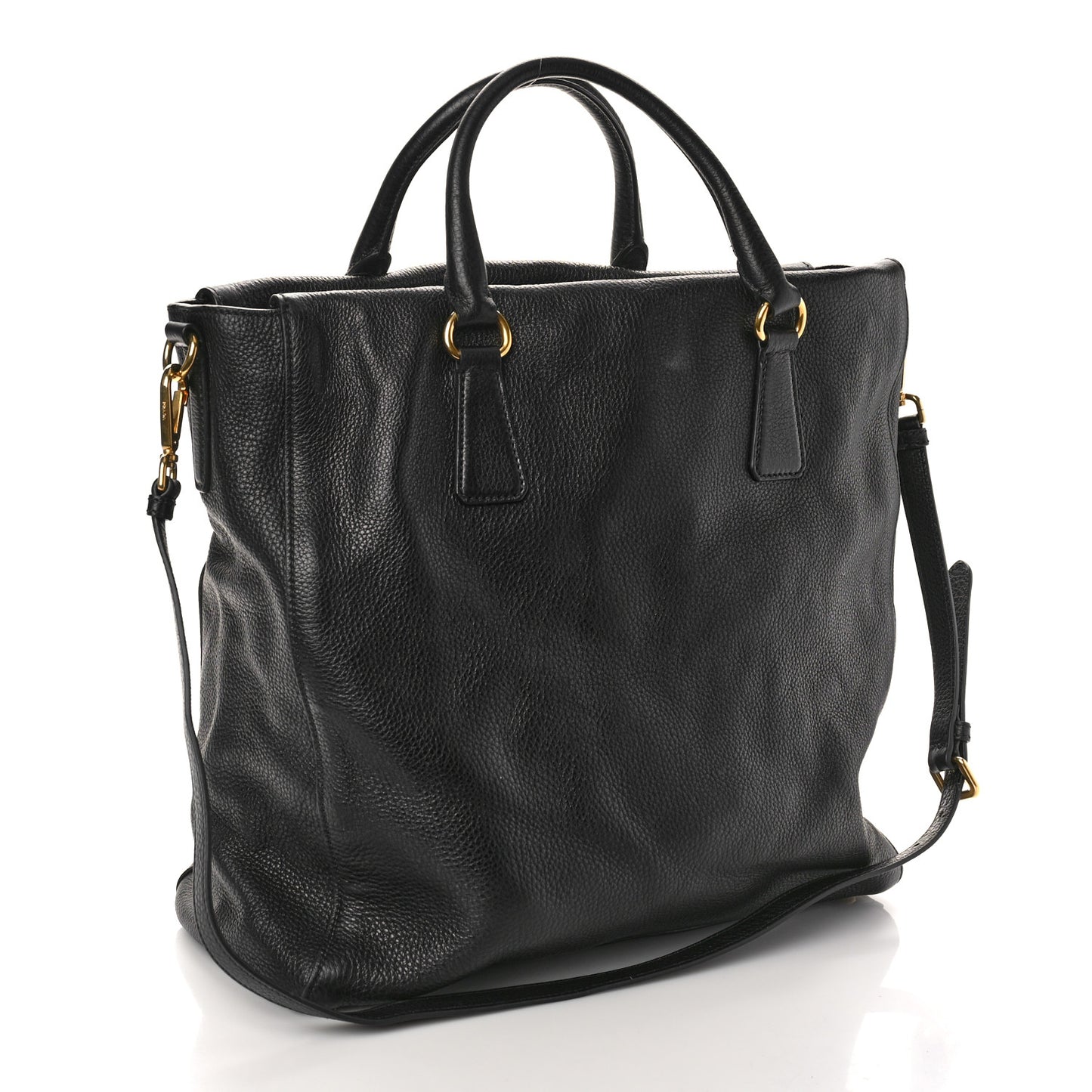 Vitello Daino Tote Black