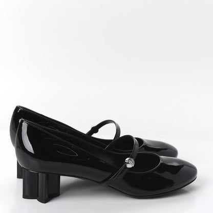 Louis Vuitton Patent Uniformes Silhouette 40mm Pumps 40 Black 4 of 9
