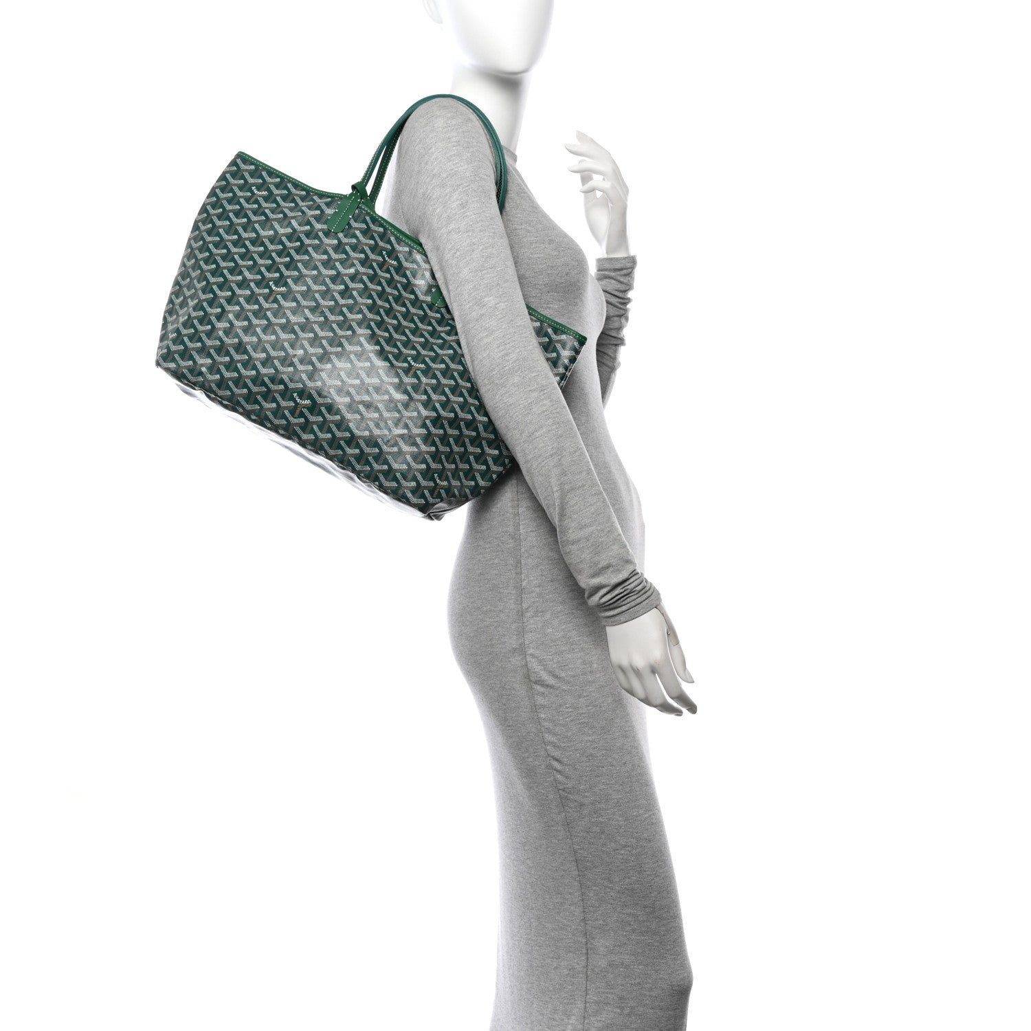 Goyard Goyardine Saint Louis PM Green 2 of 12