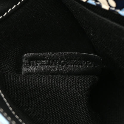 Burberry Lambskin Quilted Monogram TB Print Small Lola Bag Cobalt Black 7 of 12