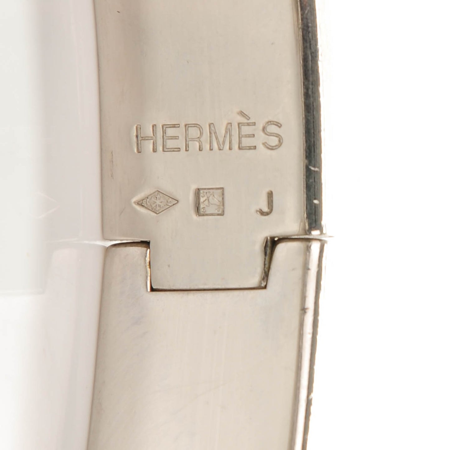 Enamel Narrow Clic Clac H Bracelet PM Chocolate