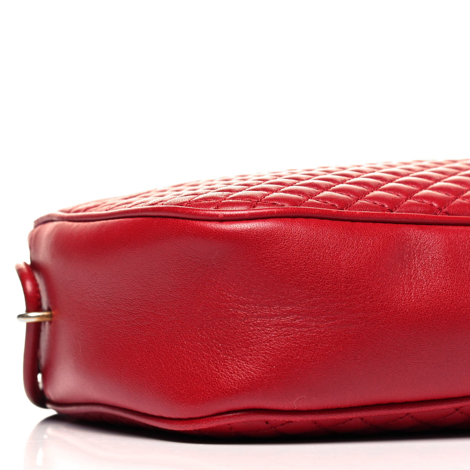 Saint Laurent Lambskin Quilted Monogram Victoire Camera Bag Rouge Eros 6 of 10