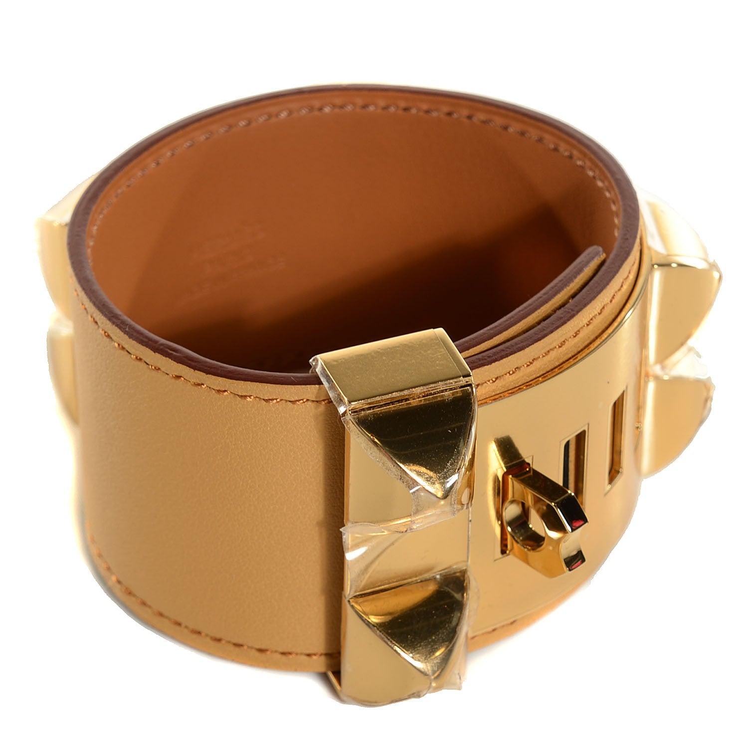 Hermes Swift Collier De Chien CDC S Bracelet Curry 3 of 6
