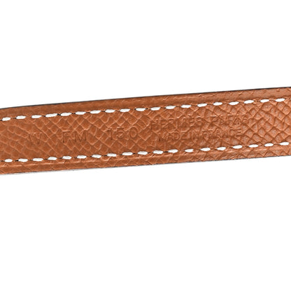 Hermes Epsom Swift 13mm Heritage Belt 90 36 Gold Black 3 of 5