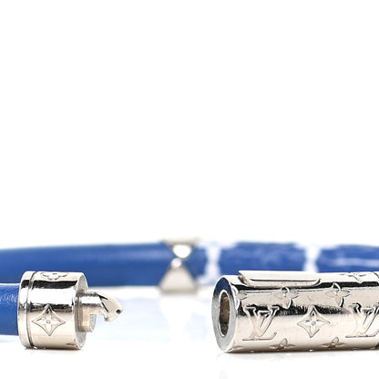 Louis Vuitton Monogram Daily Confidential Bracelet 17 Blue 5 of 5