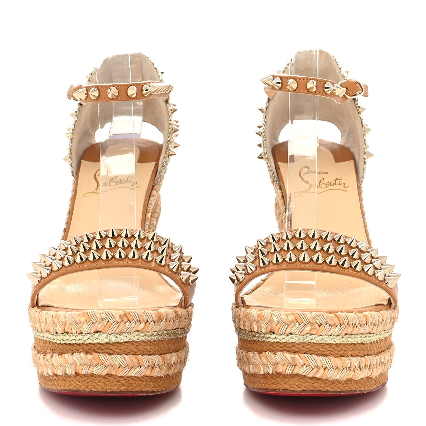 Nappa Madmonica 120 Wedge Sandals 37 Gold Silver