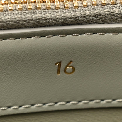 Celine Satinated Calfskin Small 16 Top Handle Bag Green Clay 8 of 13