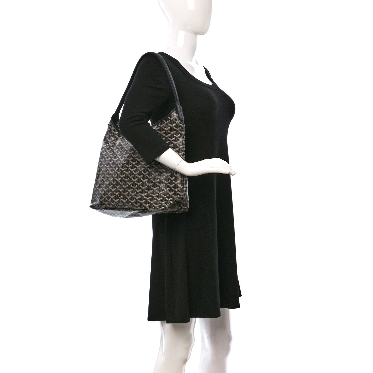 Goyard Goyardine Boheme Hobo Black 3 of 11