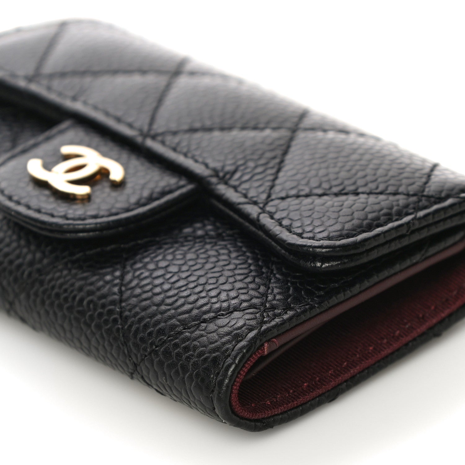 Chanel Caviar Quilted 6 Key Holder Black 11 of 12