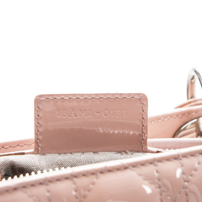 Christian Dior Patent Cannage Medium Lady Dior Light Pink 7 of 7