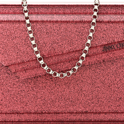 Jimmy Choo Acrylic Glitter Micro Candy Clutch Red 7 of 9