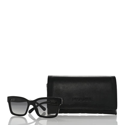 Chanel Acetate Polarized Square Sunglasses 5417 Black 10 of 10