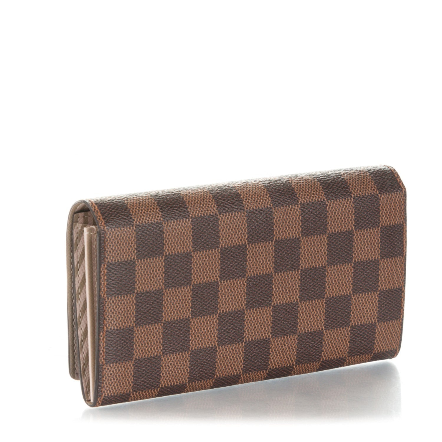 Louis Vuitton Damier Ebene Trunks and Locks Sarah Wallet 3 of 7