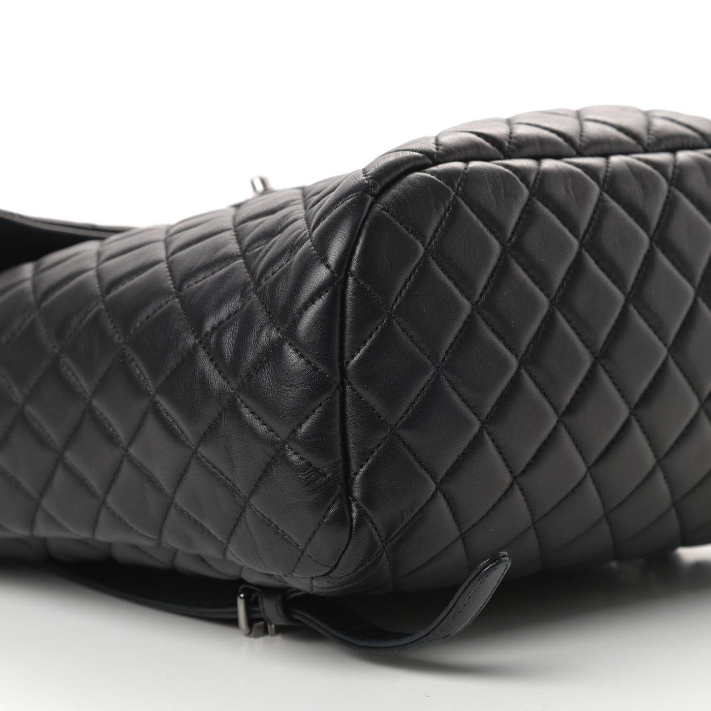 Lambskin Quilted Large Urban Spirit Backpack Black