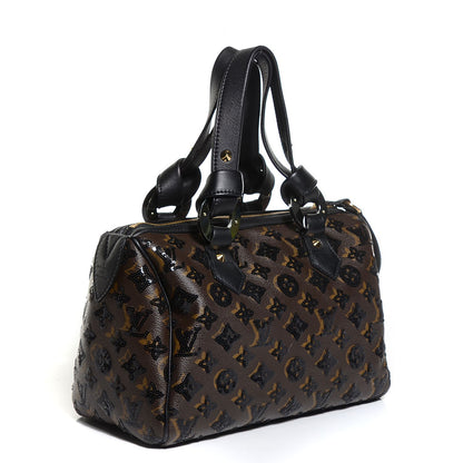Louis Vuitton Monogram Sequins Eclipse Speedy 28 Black 3 of 7
