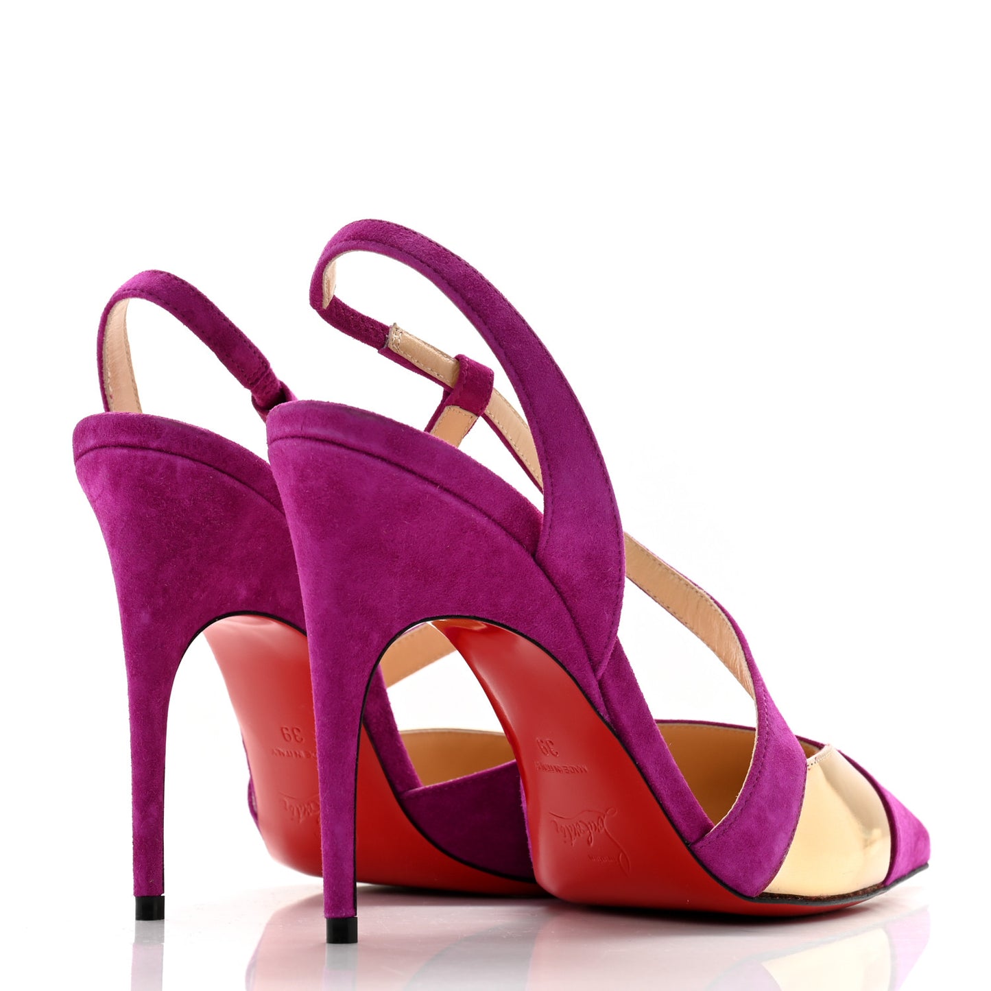 Veau Velours Platina 100 Pumps 39 Cassis