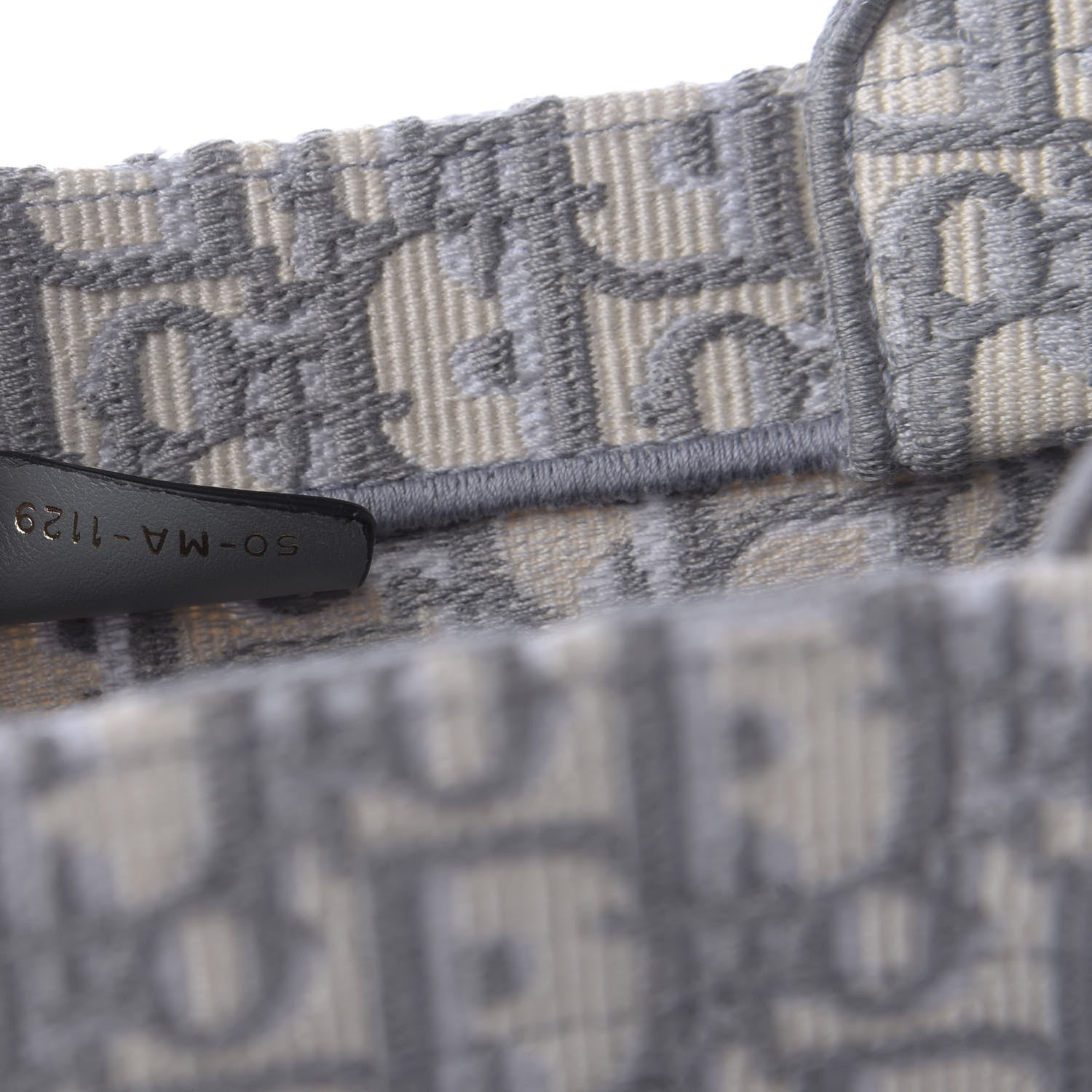 Christian Dior Oblique Medium Book Tote Grey 9 of 10