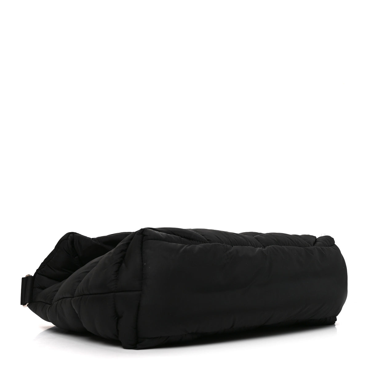 Econyl Nylon Lou Puffer Messenger Black