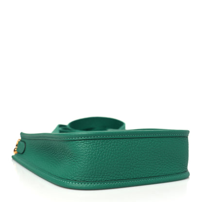 Hermes Taurillon Clemence Evelyne TPM Vert Vertigo 4 of 11