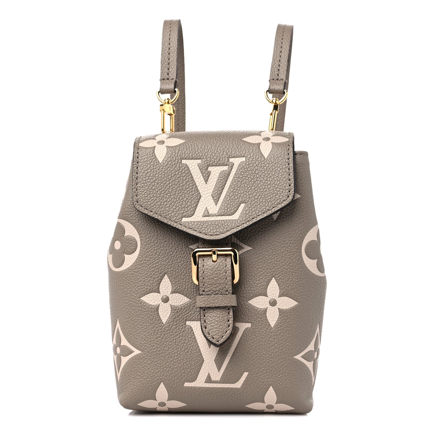 Empreinte Monogram Giant Tiny Backpack Tourterelle Cream