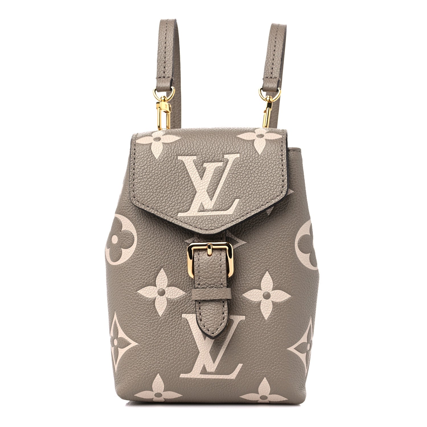 Louis Vuitton Empreinte Monogram Giant Tiny Backpack Tourterelle Cream 1 of 8