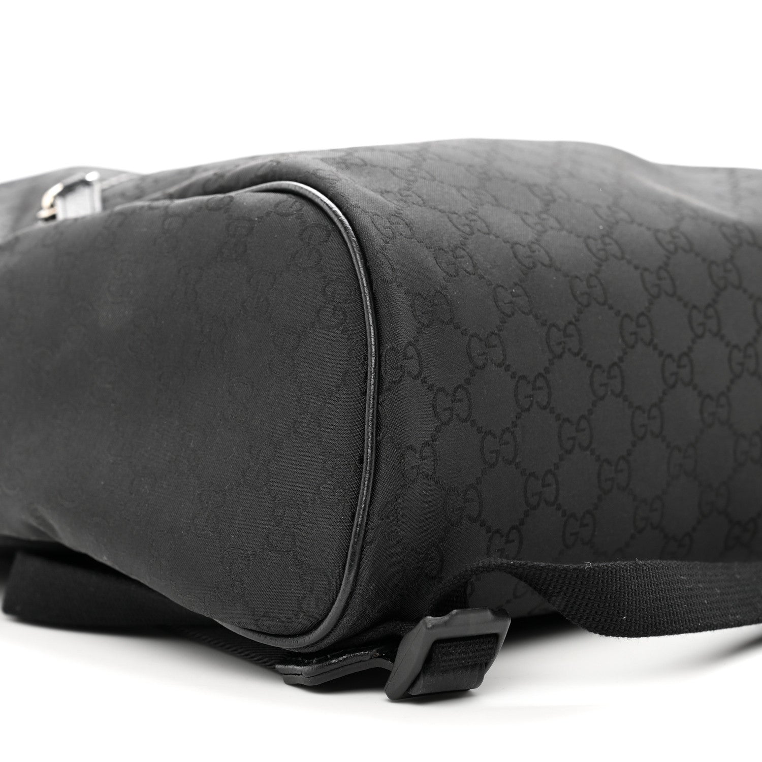 Gucci Nylon Monogram Slim Backpack Black 9 of 10