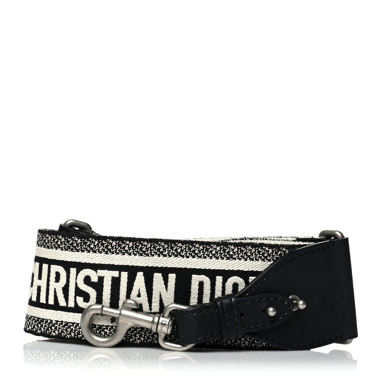 Canvas Embroidered Shoulder Strap Blue