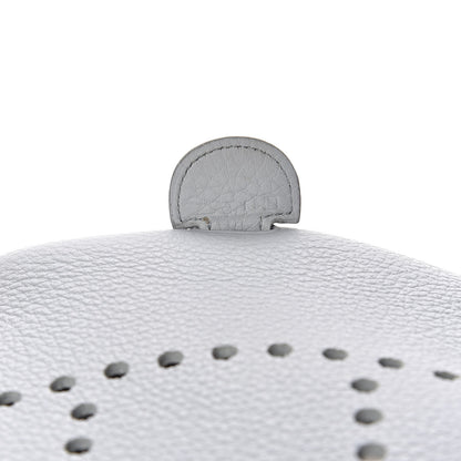 Hermes Taurillon Clemence Evelyne GM Bleu Arctic 7 of 23