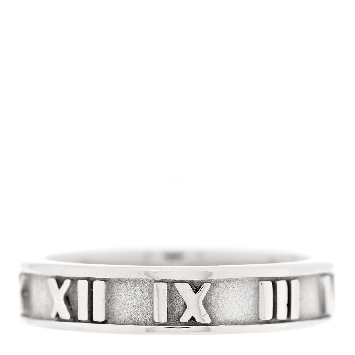 Sterling Silver Narrow Atlas Ring 48 4.5