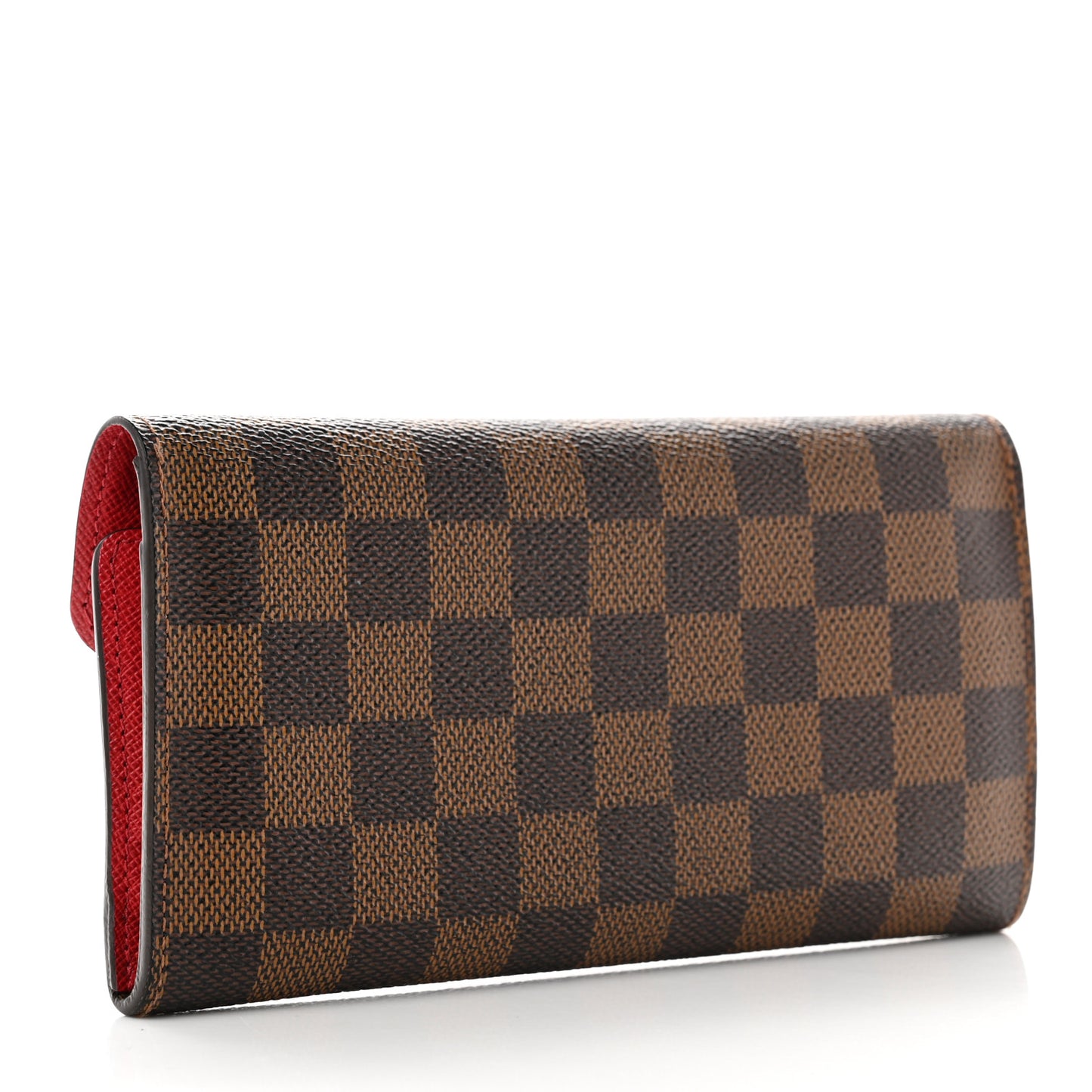Damier Ebene Josephine Wallet Red
