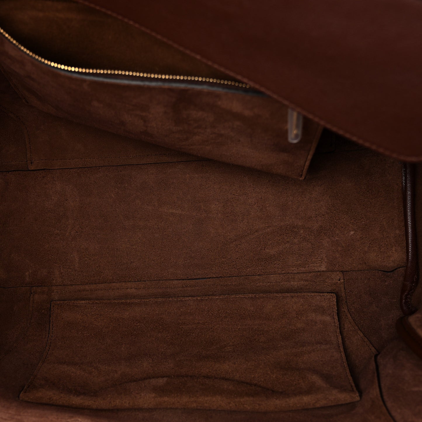 Supple Shiny Lambskin Medium Smiling New Luggage Brick