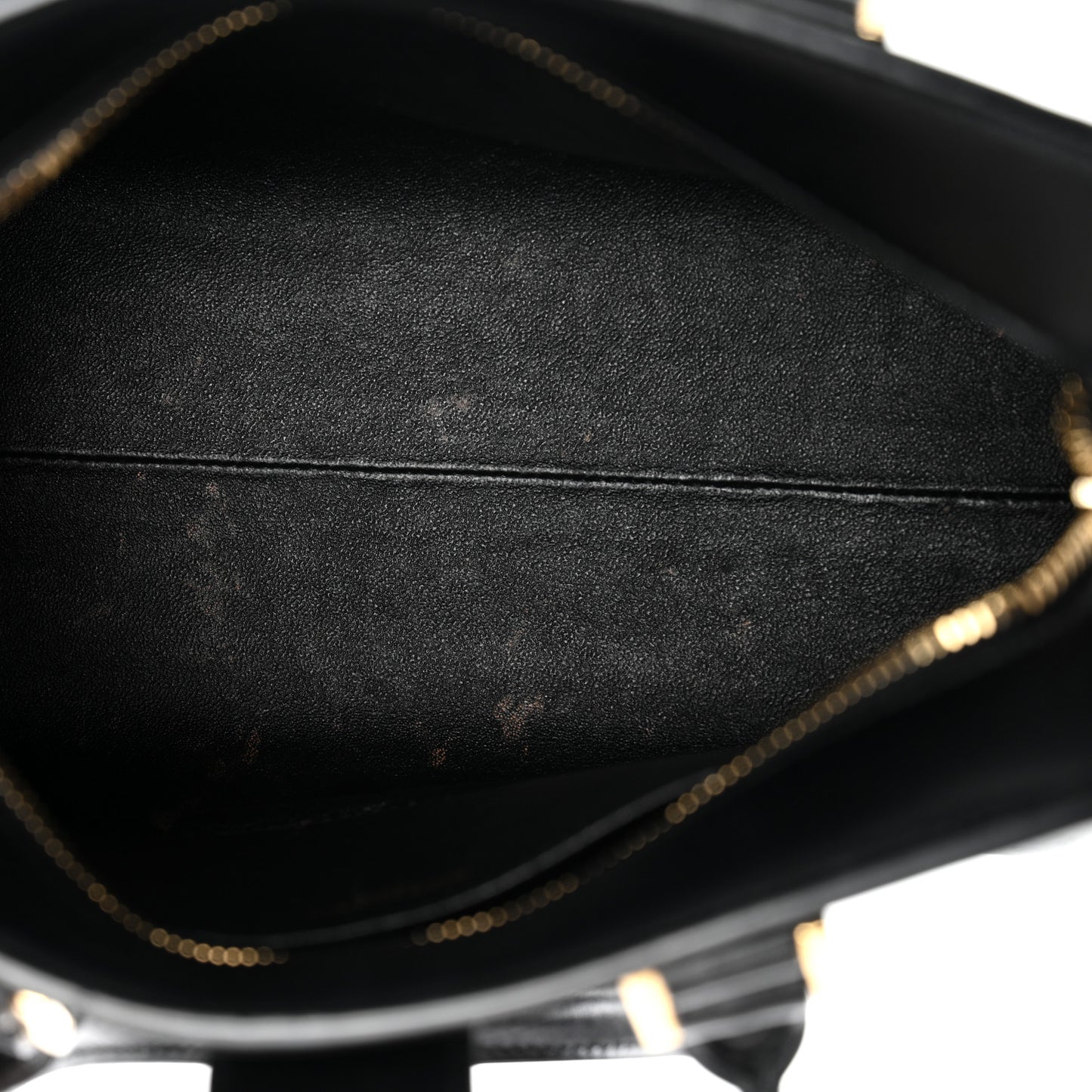 Calfskin Monogram Baby Cabas Black