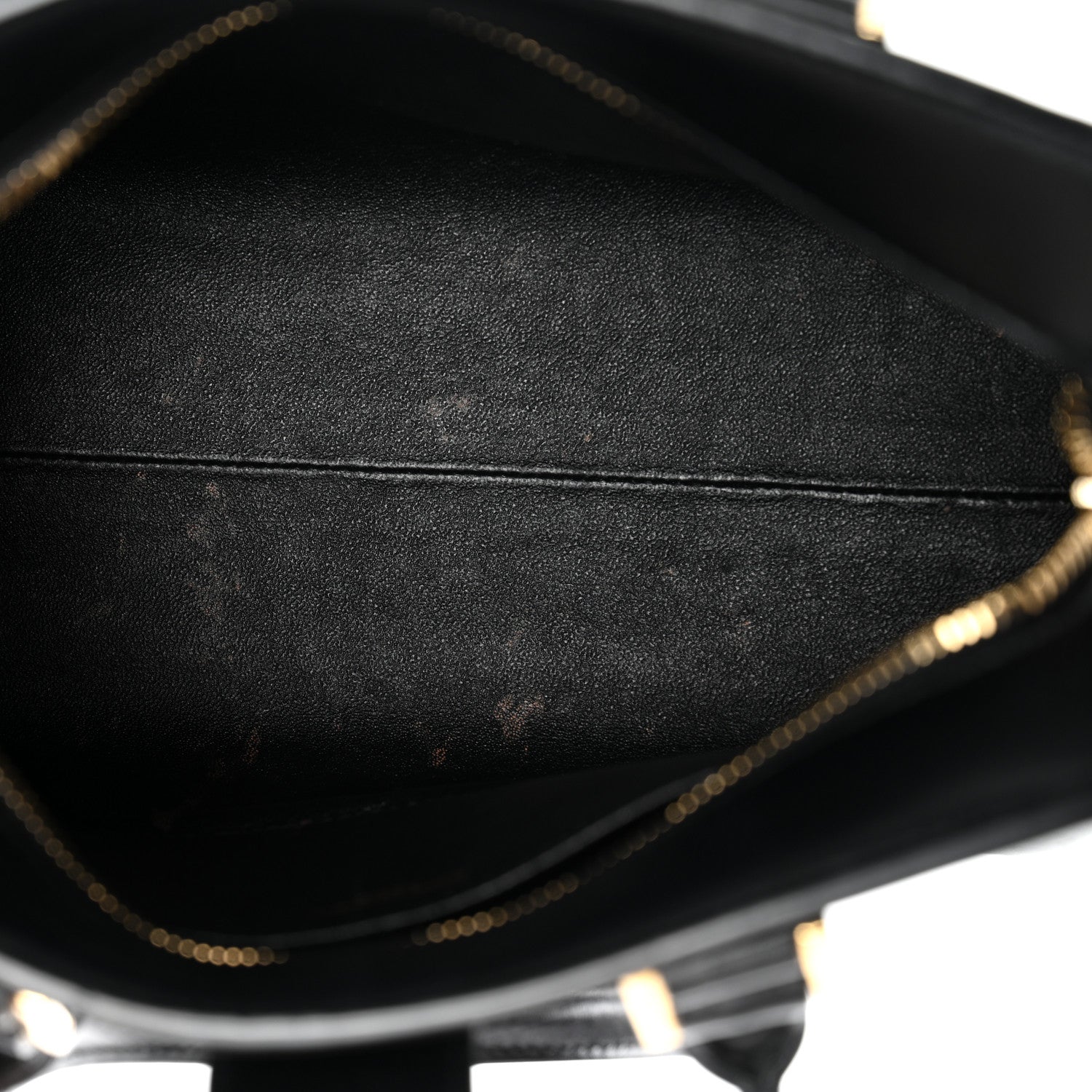 Saint Laurent Calfskin Monogram Baby Cabas Black 5 of 11