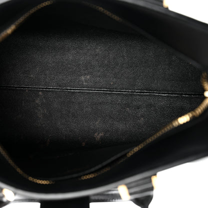 Saint Laurent Calfskin Monogram Baby Cabas Black 5 of 11