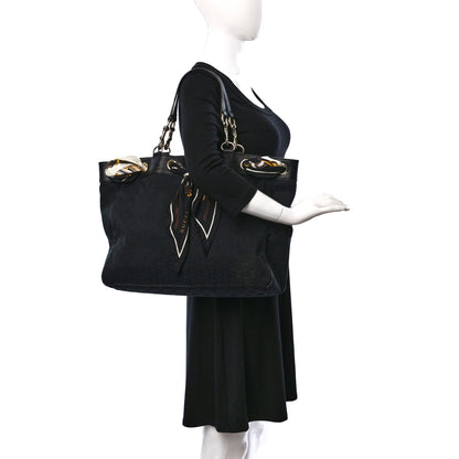 Gucci Monogram Large Positano Tote Black 3 of 12