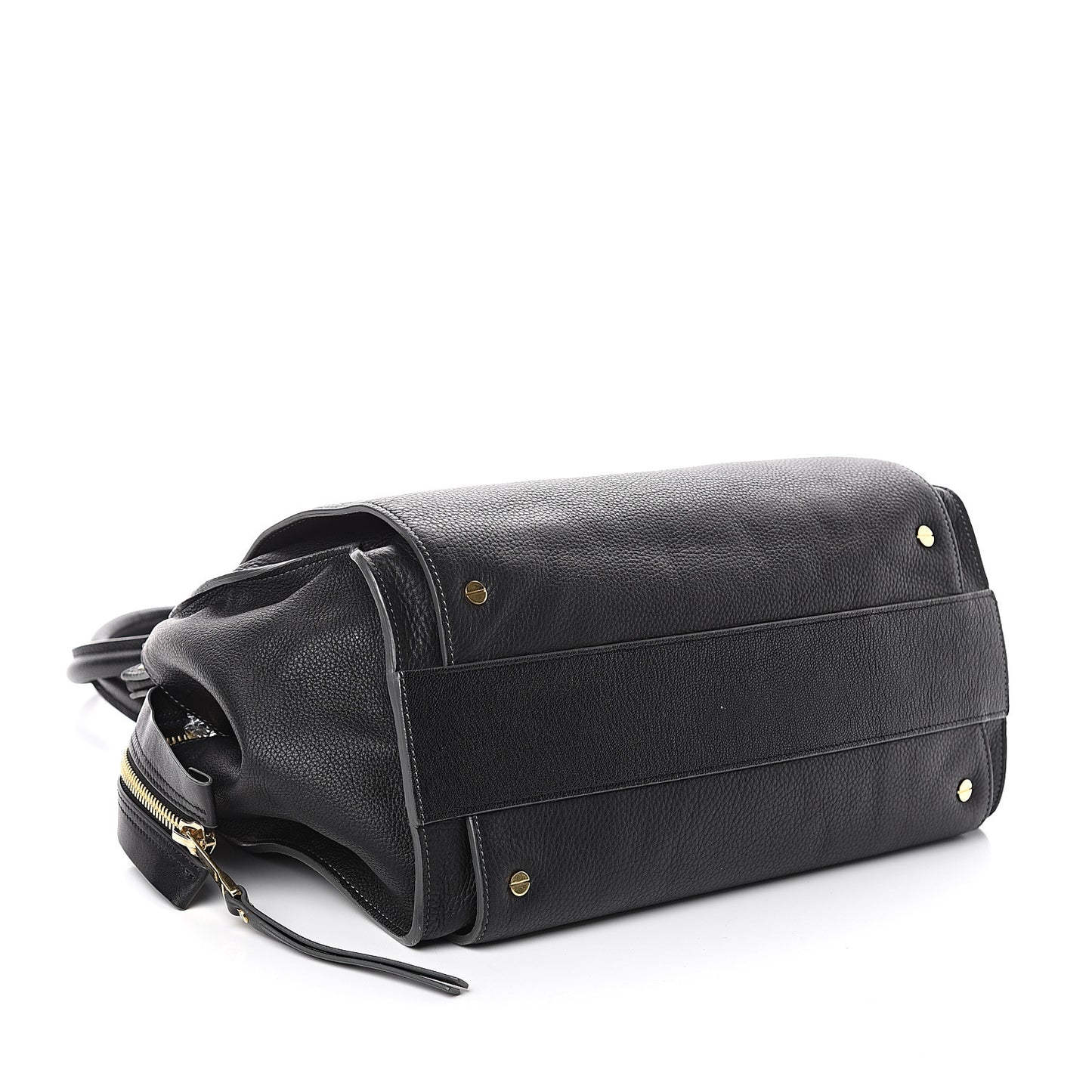 Pebbled Calfskin Dree Shoulder Bag Black