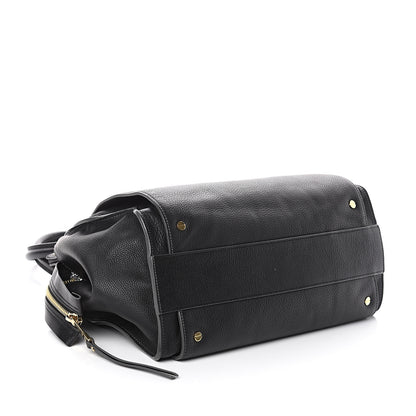 Chloe Pebbled Calfskin Dree Shoulder Bag Black 3 of 8