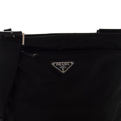 Prada Tessuto Nylon Messenger Bag Black 11 of 11