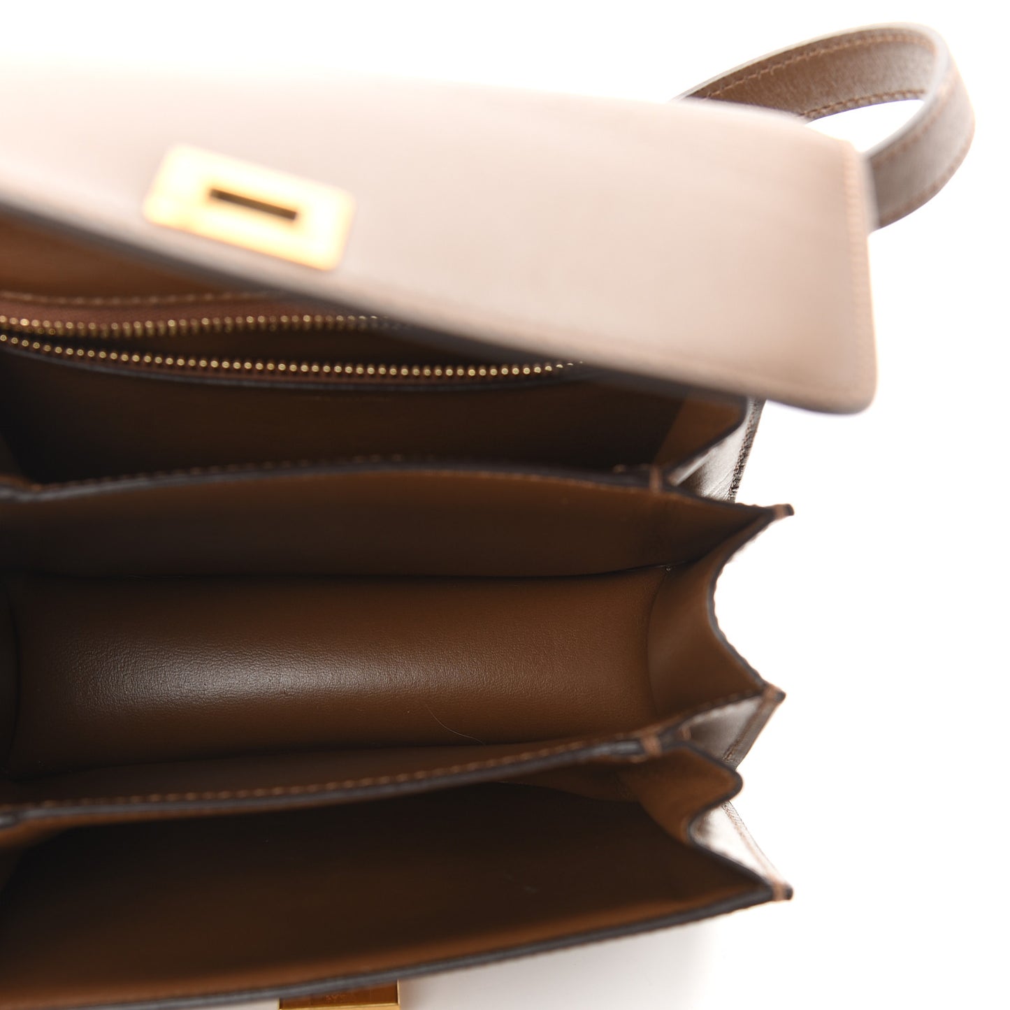 Box Calfskin Small Classic Box Flap Bag Camel