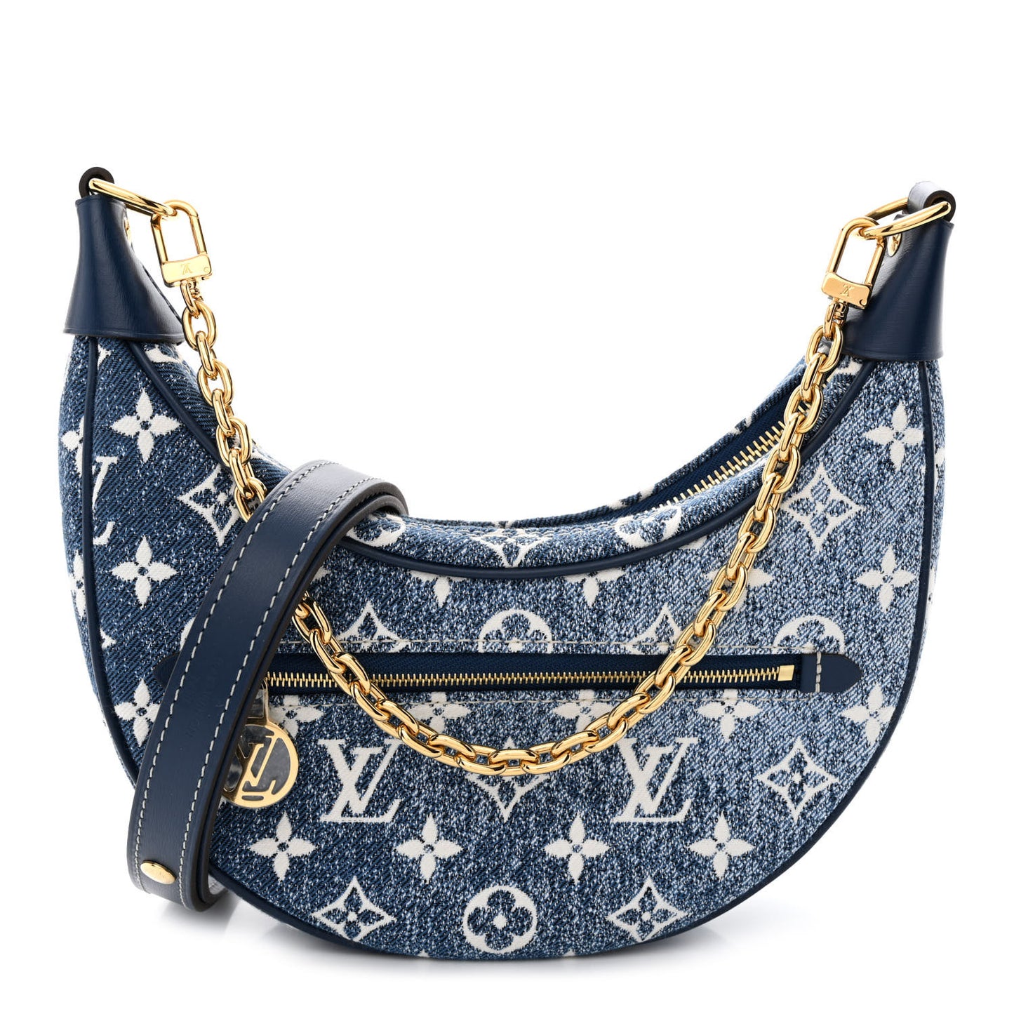 Monogram Jacquard Denim Loop Bleu