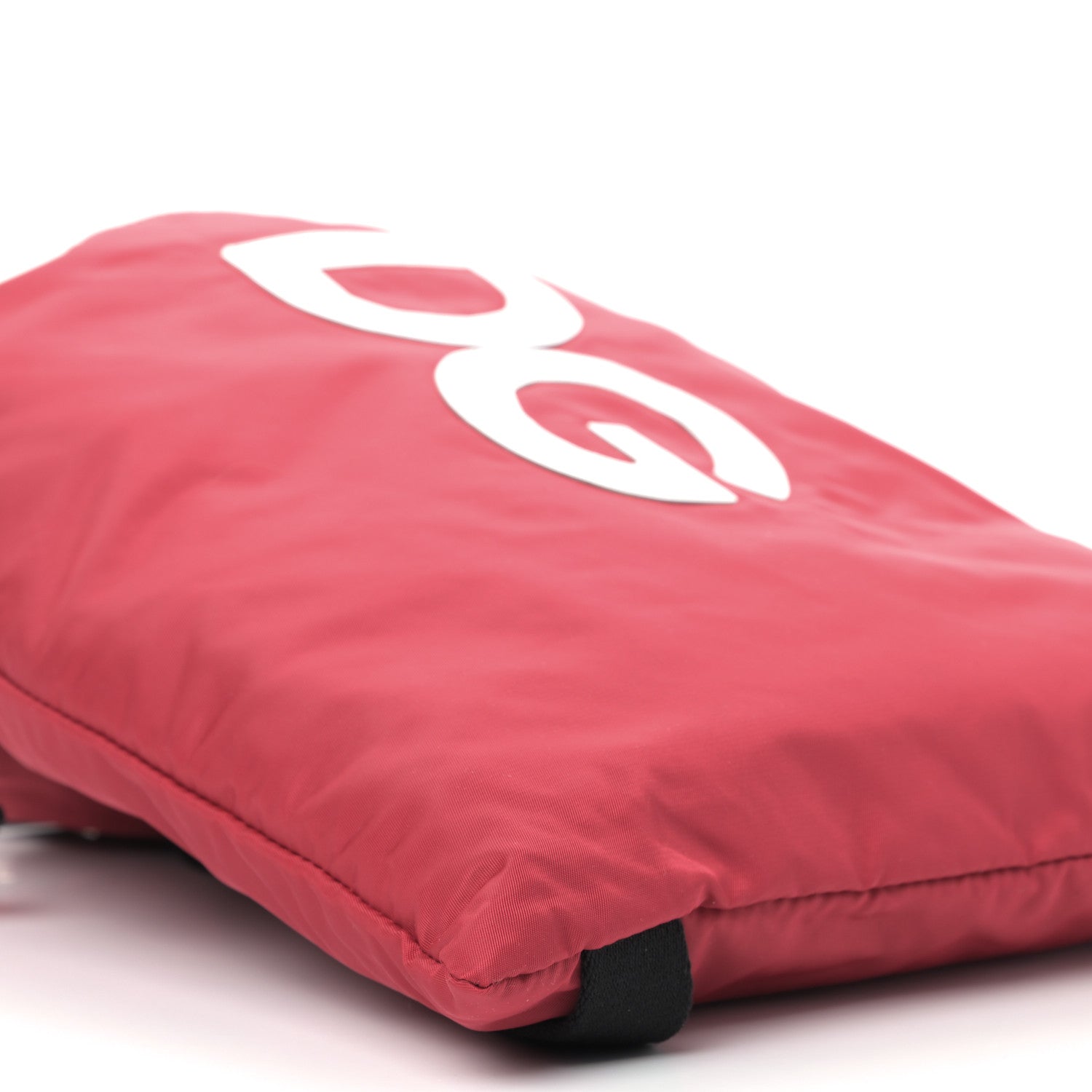 Dolce & Gabbana Nylon DG Drawstring Backpack Red White 5 of 7