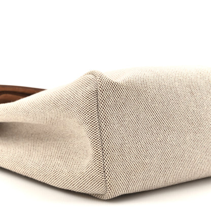 Hermes Toile Vache Calfskin Herbag 30 PM Havane 12 of 15