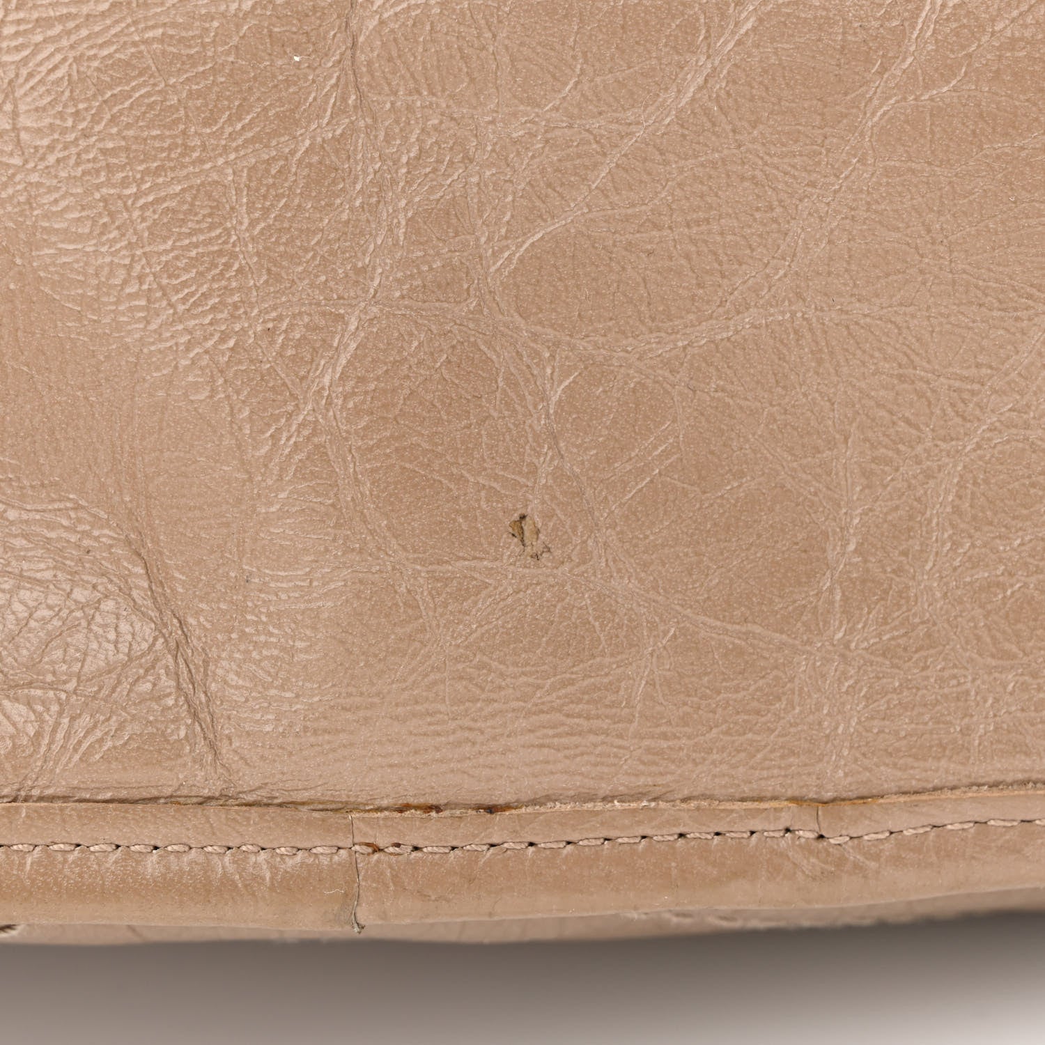 Saint Laurent Crinkled Calfskin Matelasse Monogram Large Niki Chain Satchel Light Taupe 17 of 19