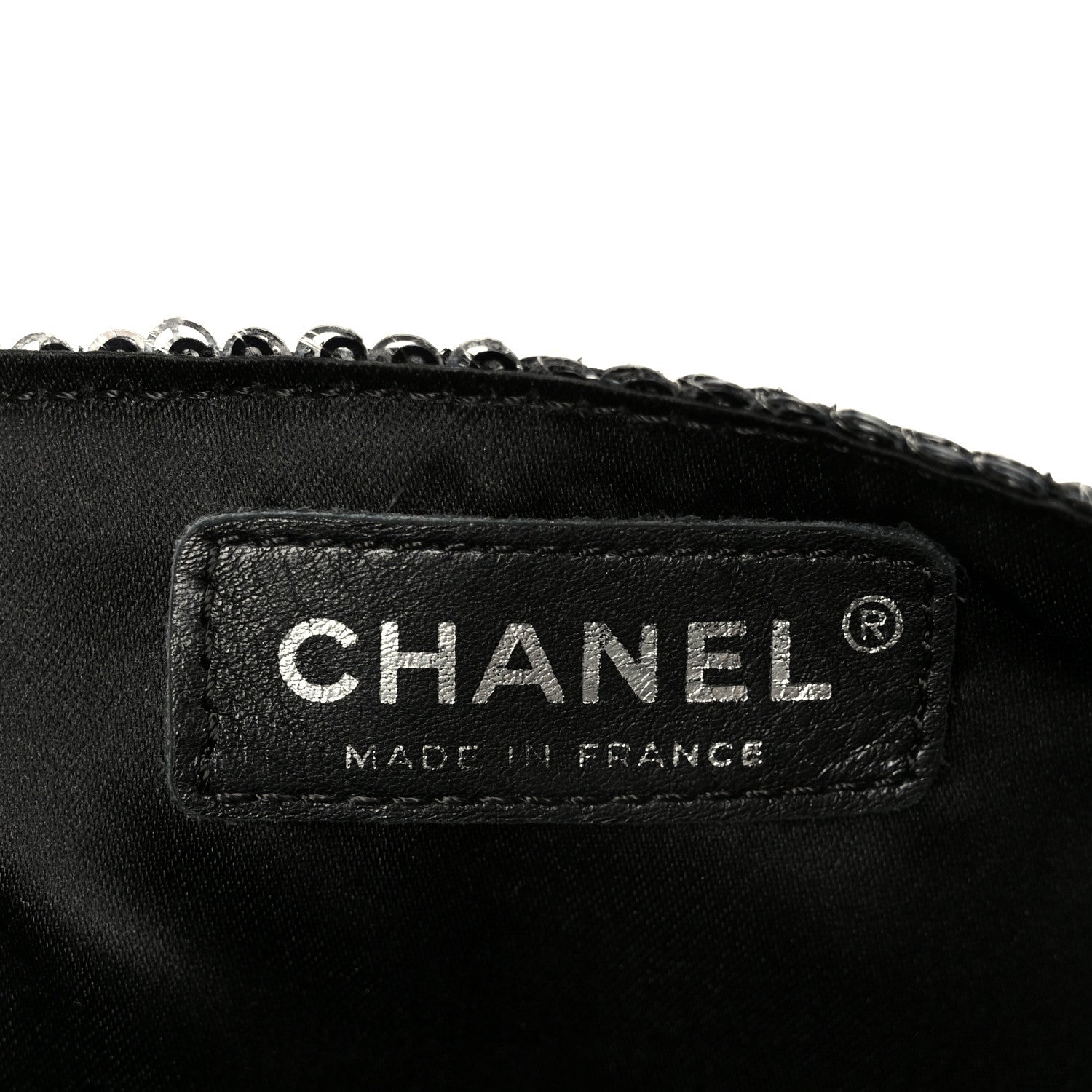 Chanel Sequin East West Flap Dark Silver 7 of 11
