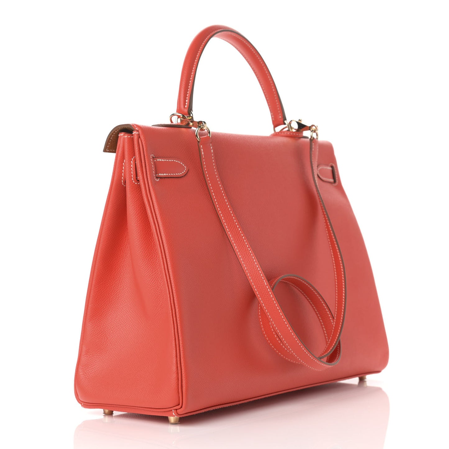 Epsom Candy Kelly Retourne 35 Rose Jaipur Gold