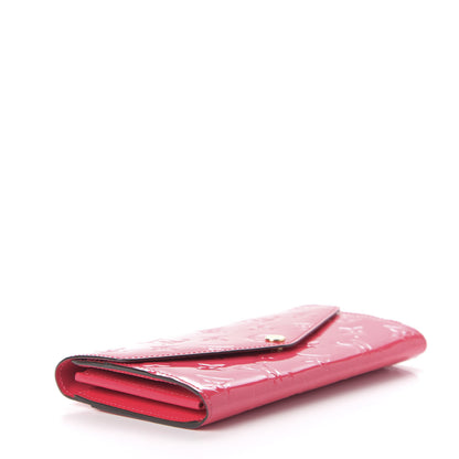 Louis Vuitton Vernis Sarah Wallet NM Hot Pink 4 of 8
