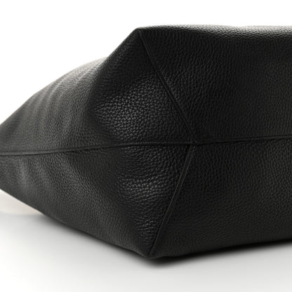 Mansur Gavriel Pebbled Calfskin Everyday Cabas Black 8 of 10