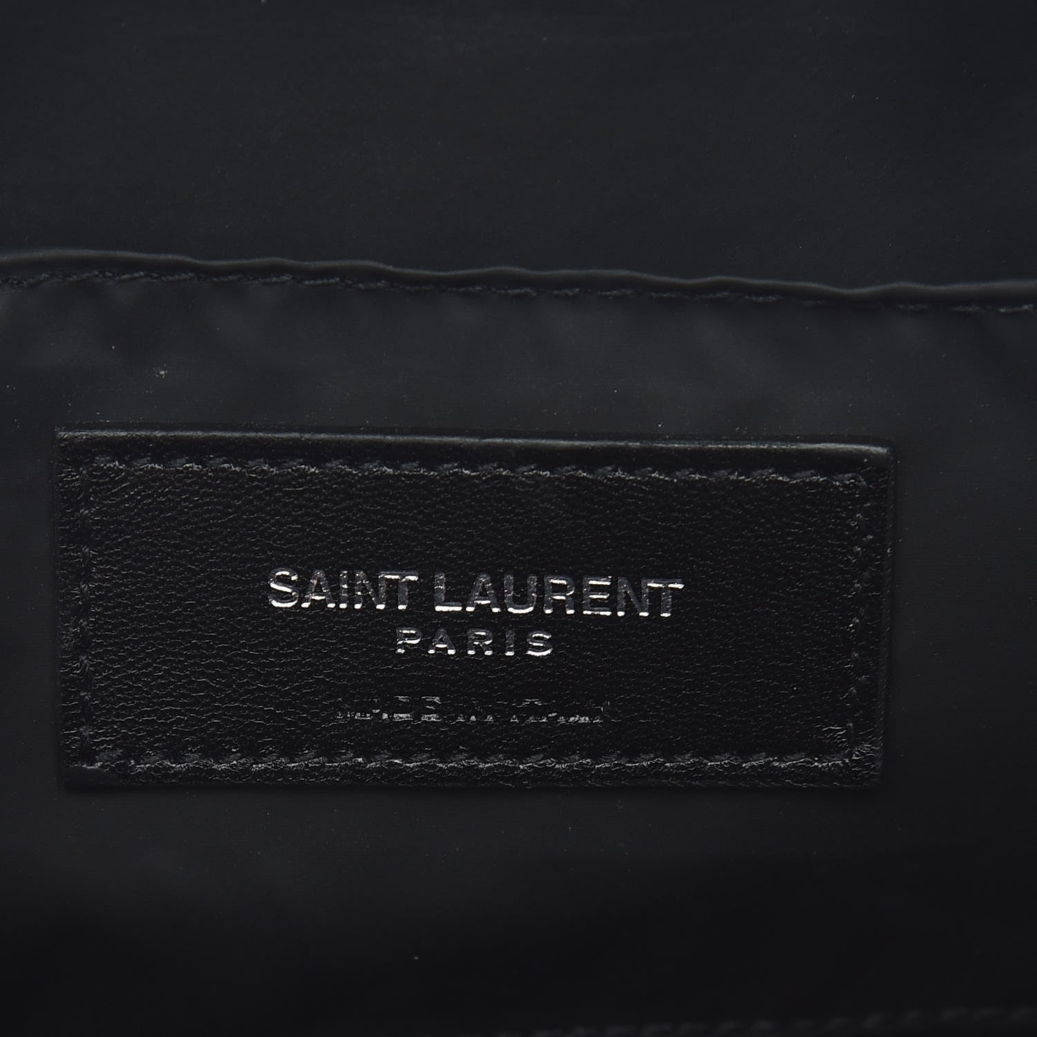 Saint Laurent Lambskin Y Quilted Monogram Loulou Cosmetic Case Rouge Orient 6 of 9